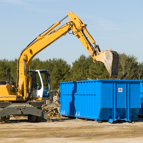 how many times can i have a residential dumpster rental emptied in Egelston MI